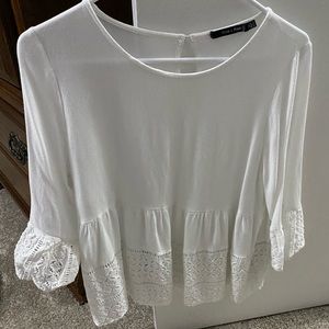White Lace Shirt
